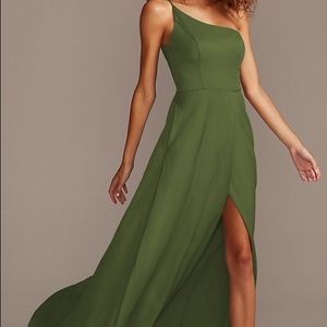 David’s Bridal Bridesmaid Dress Martini Olive